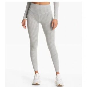 Vuori Light Gray Textured Leggings